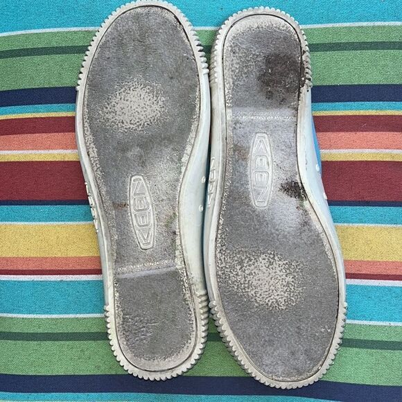 WOMEN’S BLUE KEEN VULCANIZED FOOTWEAR CANVAS LACE-UP SNEAKERS SIZE 8-1/2 - Picture 4 of 7